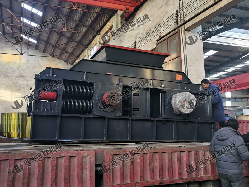 時產100噸對輥制砂機參數是多少，有哪些部分組成