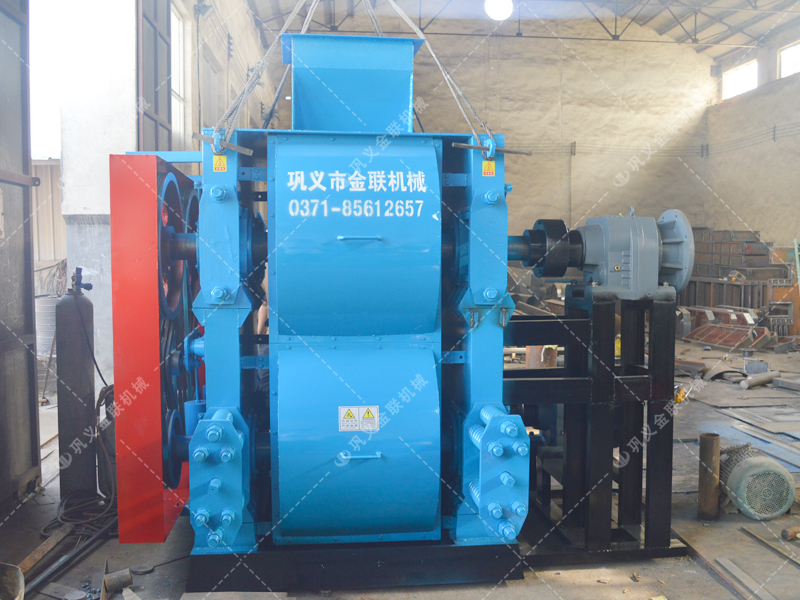 4PG0806中型四輥破碎機發貨圖片_發往廣西南寧_破碎鐵礦石